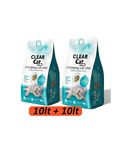 Clear Cat Natural Clumping Economy pack Economy pack 20Lt (2 x 10Lt)