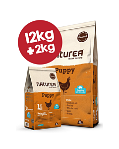 Naturea Elements Puppy Chicken 12kg + 2kg Δώρο