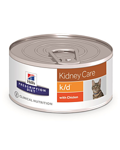Hill's PD k/d Kidney Care Feline με Κοτόπουλο σε Κονσέρβα 156gr