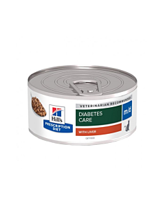 Hill's PD m/d Diabetes Care Feline Κονσέρβα Κοτόπουλο Και Συκώτι 156gr