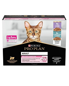Proplan Adult Multipack 10x85gr Γαλοπούλα. & Ψάρια Ωκεανού σε σάλτσα