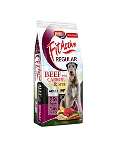 FitActive Regular Adult Beef with Carrot & Spud 15kg +4kg Δώρο