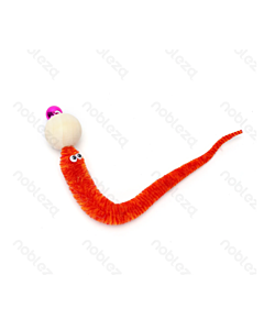 Nobleza Παιχνίδι Γάτας Caterpillar 23cm Κόκκινο