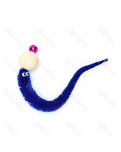 Nobleza Παιχνίδι Γάτας Caterpillar 23cm Μπλέ