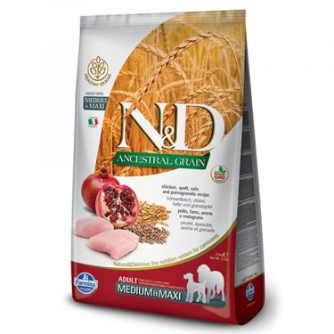 N&D Ancestral Low Grain Chicken & Pomegranate Adult Medium Maxi