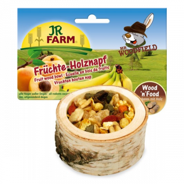 JR Farm Ξύλινο Μπωλ με Φρούτα