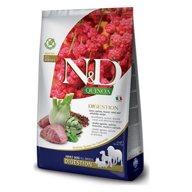 N&D Quinoa Grain Free ''Digestion'' Lamb Adult Dog All Breeds