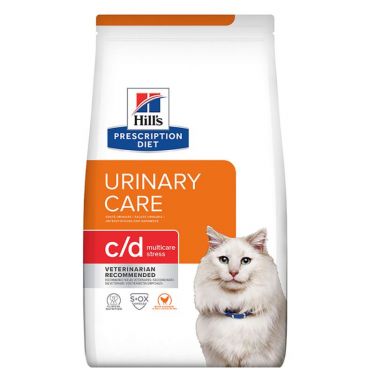 Hill's Prescription Diet c/d Urinary Stress Urinary Care για Γάτες με Κοτόπουλο