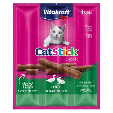 Vitakraft Cat Stick Mini Πάπια & Κουνέλι