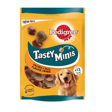 Pedigree Tasty Minis Bites Chewy Cubes Κοτόπουλο & Πάπια
