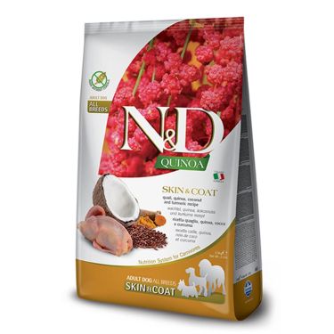 N&D Quinoa Grain Free ''Skin & Coat'' Quail Adult Dog All Breeds