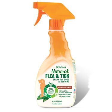 Tropiclean Natural Flea & Tick Spray For Dog & Bedding