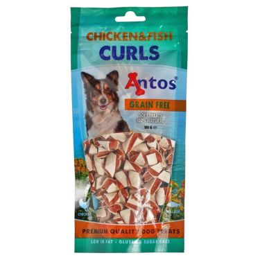 Antos Chicken & Fish Curls 100gr