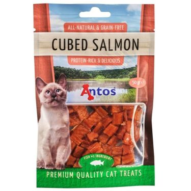 Antos Cat Treats Cubed Salmon