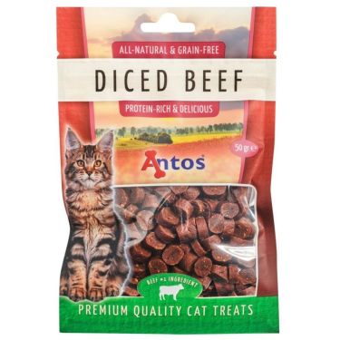 Antos Cat Treats Diced Beef