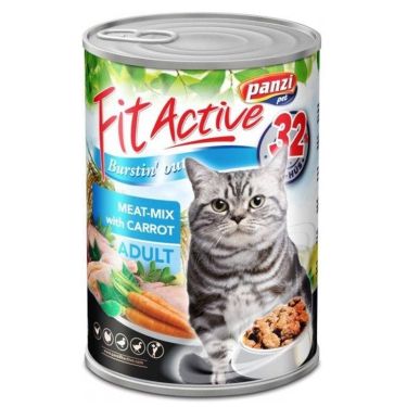 FitActive Premium Κονσέρβα Γάτας Meat-Mix