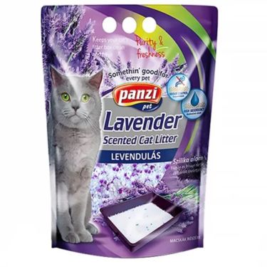 Panzi Silicia Cat Litter Lavender 
