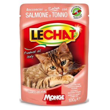 Lechat Pouches Adult Cat Σολωμός & Τόνος