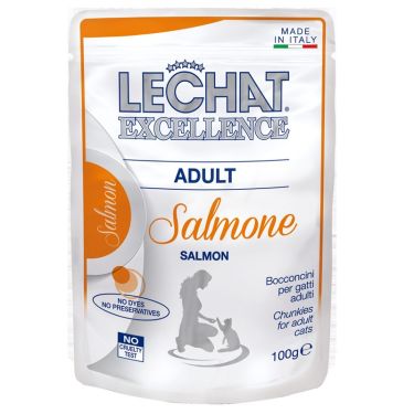 Lechat Pouches Adult Cat Excellence Σολωμός