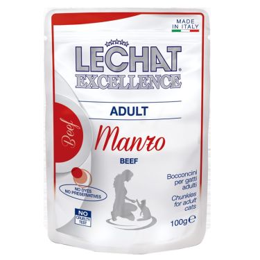 Lechat Pouches Adult Cat Excellence Μοσχάρι