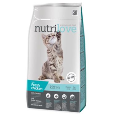 Nutrilove Kitten με Κοτόπουλο