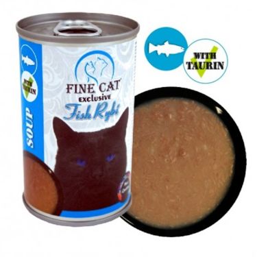 Fine Cat Exclusive Soup με Ψάρι 158gr