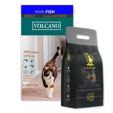 Volcano Adult Cat Food Fish