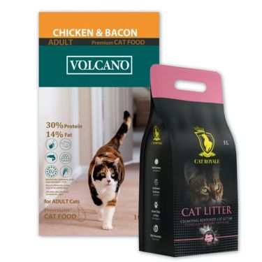 Volcano Adult Cat Food Chicken and Bacon