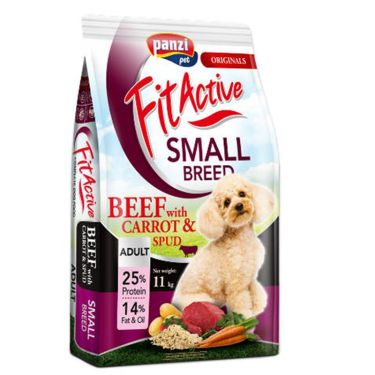 FitActive Adult Small Breed Dog with Beef, Carrot & Spud 