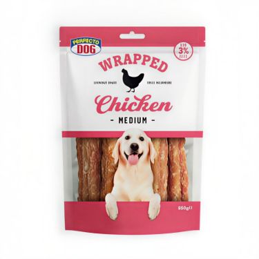 Perfecto Dog Wrapped Chicken Sticks Medium