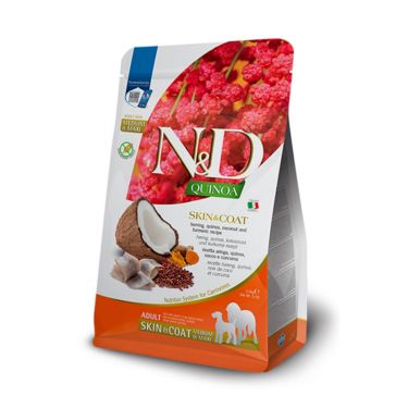 N&D Quinoa Grain Free ''Skin & Coat'' Herring & Coconut Adult Medium/Maxi