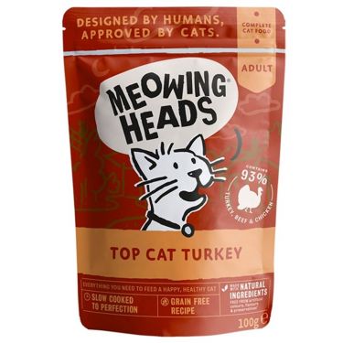 Meowing Heads ''Top Cat Turkey'' Pouch