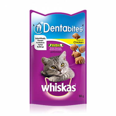 Whiskas Dentabites Cat Treats 50gr