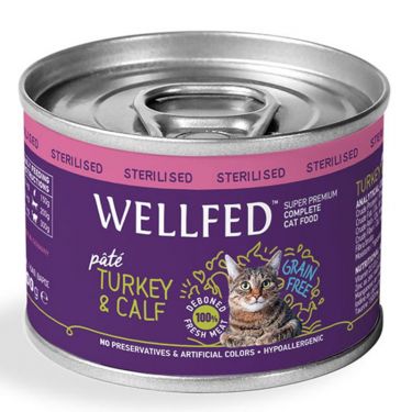 Wellfed Adult Sterilised Turkey & Calf