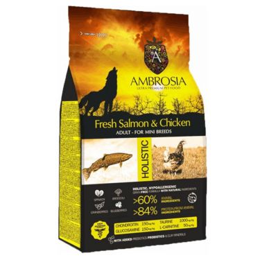 Ambrosia Grain Free Adult Mini Chicken & Salmon