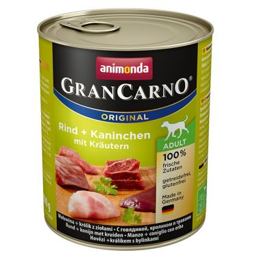 Animonda GranCarno Adult Dog Βοδινό - Kουνέλι