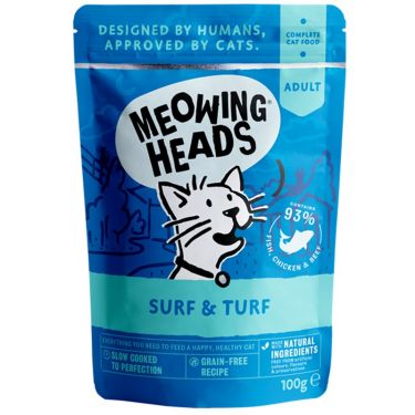 Meowing Heads ''Surf & Turf''' Pouch