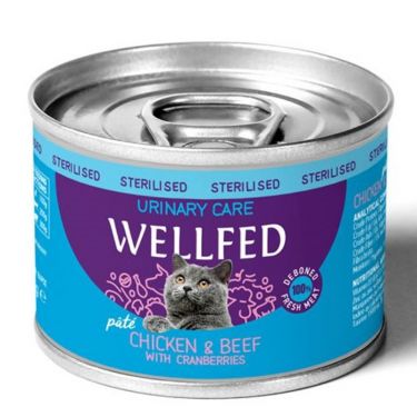Wellfed Urinary Chicken & Beef with Cranberries