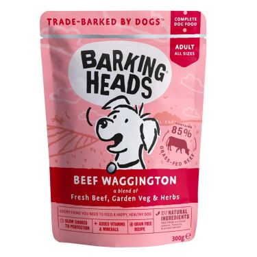 Barking Heads '' Beef Waggington '' Pouch