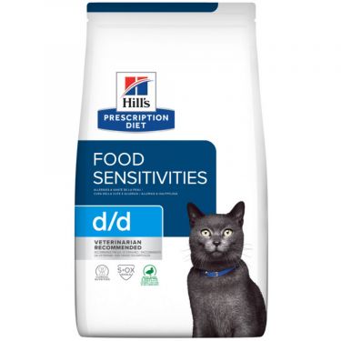 Hill's Prescription Diet d/d Food Sensitivities για Γάτες με Πάπια & Πράσινα Μπιζέλια