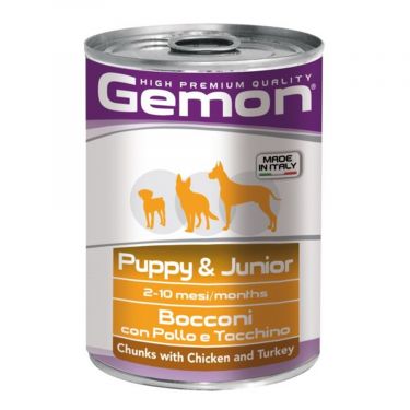Gemon Puppy & Junior Mπουκιές Kοτόπουλο-Γαλοπούλα