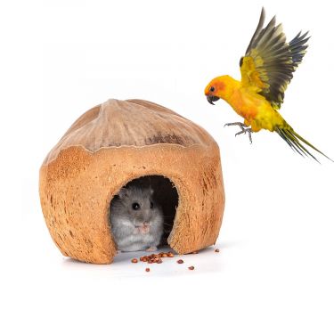 Nobleza Coconut House For hamsters & birds