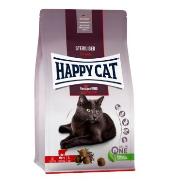 Happy Cat Adult Sterilised All in One Βοδινό