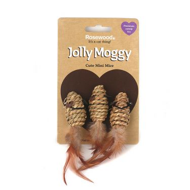 Jolly Moggy Catnip Mini Mice