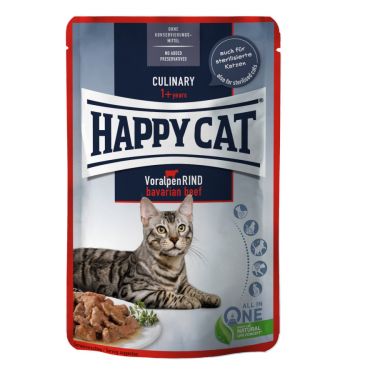Happy Cat Meat In Sauce Adult/Sterilised Βοδινό