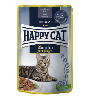 Happy Cat Meat In Sauce Adult/Sterilised Πουλερικά φάρμας