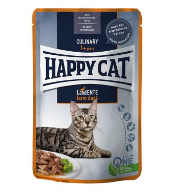 Happy Cat Meat In Sauce Adult/Sterilised Πάπια