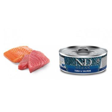 N&D Cat Ocean Tuna & Salmon Wet Food
