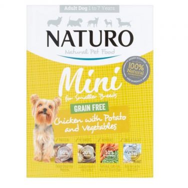 Naturo Κονσέρβα Σε Δίσκο Mini Adult Dog Vegetables 150gr