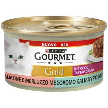 Purina Gourmet Gold Tartar "Διπλή Απόλαυση" 85gr